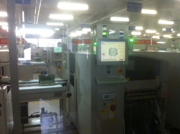 One of the PCB assembly lines